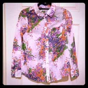 Floral button up