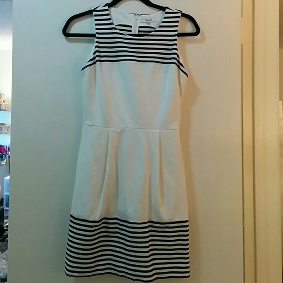 Madewell Verse striped dress XS