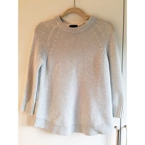 J. Crew cashmere textured stitch sweater