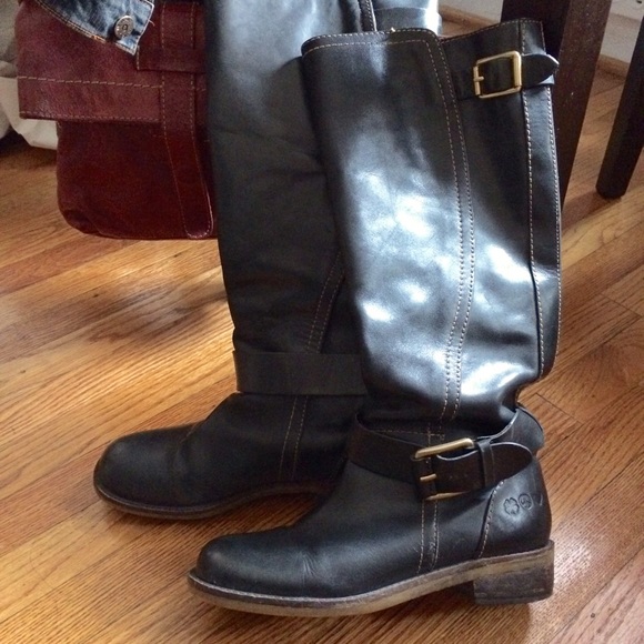 Black Lucky Brand Tall Boots