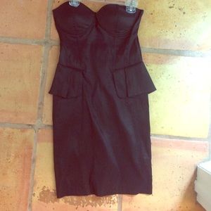 Strapless Black Dress