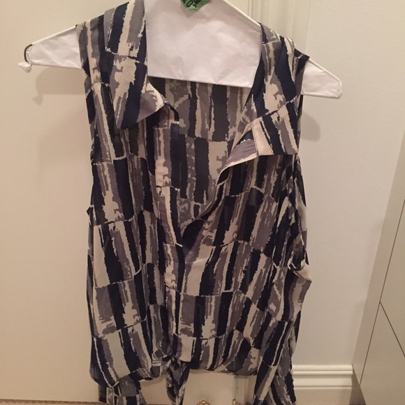 Open shoulder blouse