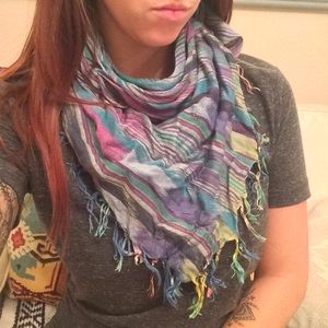 Urban Outfitters multi colored scarf