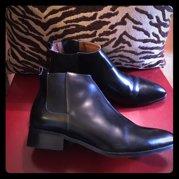 Italian leather boots