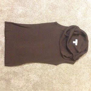 Dress Barn sleeveless cowl neck sweater size large