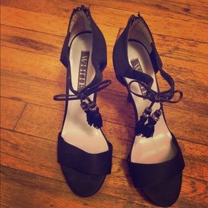 White by Vera Wang Black Heels