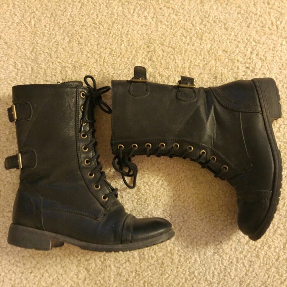 Black Combat Boots