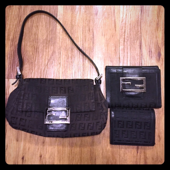 Fendi - Small Purse, Wallet, and Card Holder Set