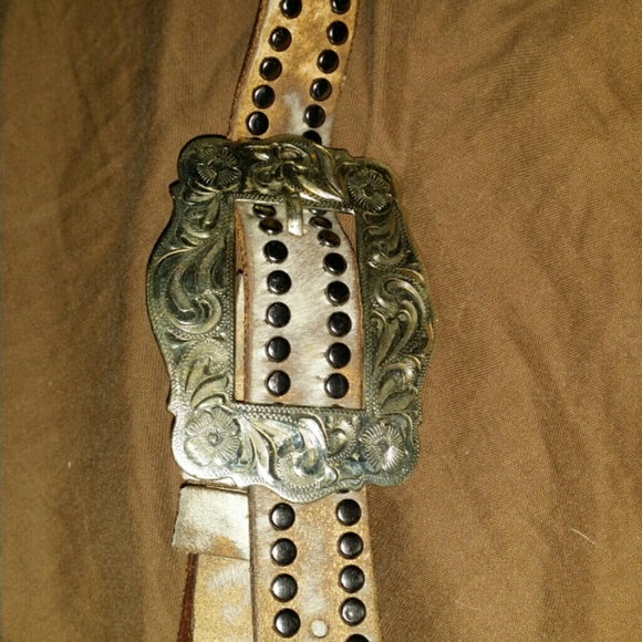 Handmade Acid wash leather shoulder purse With Handmade Silver - Picture 2 of 2