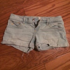 Light Wash jean shorts