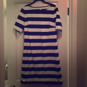 Black and white stripped dress