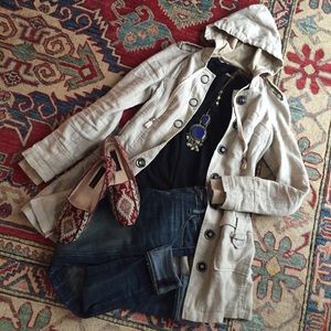 Free People hooded jacket