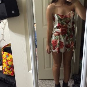 Super cute floral romper