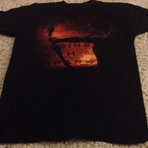 Black graphic hunger games tee
