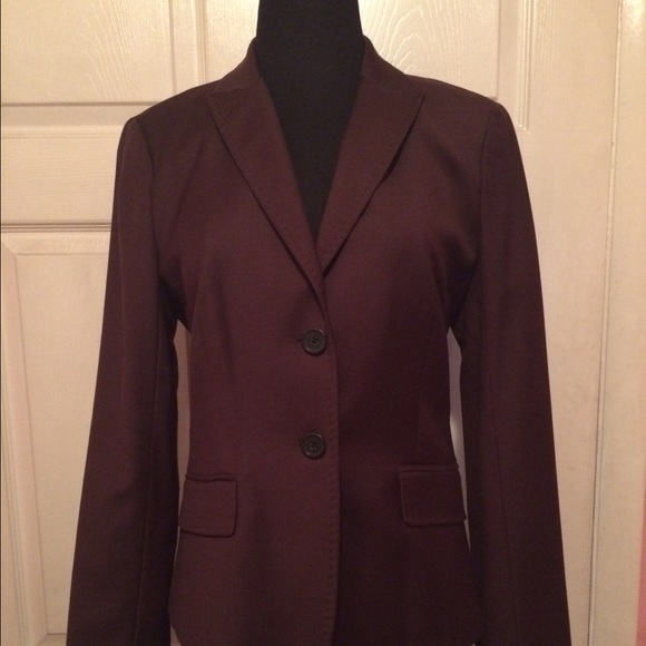 J Crew Super 120s Wool (8 Tall/Brown) Blazer