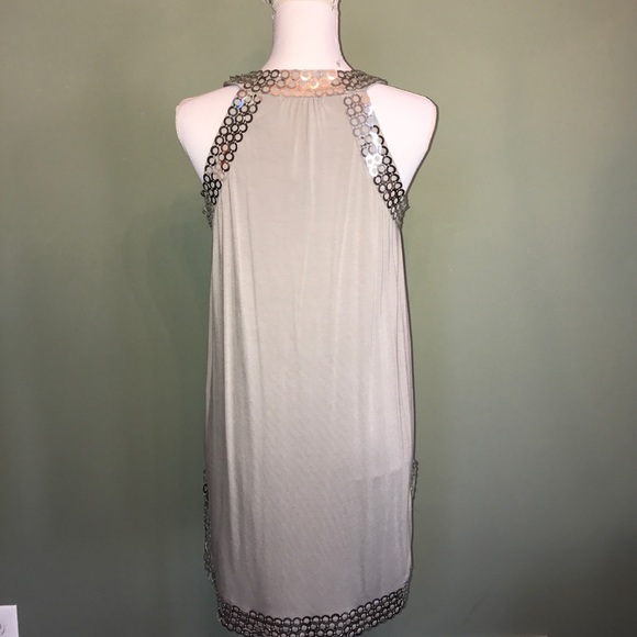 Dress with sequin trim - Picture 2 of 3