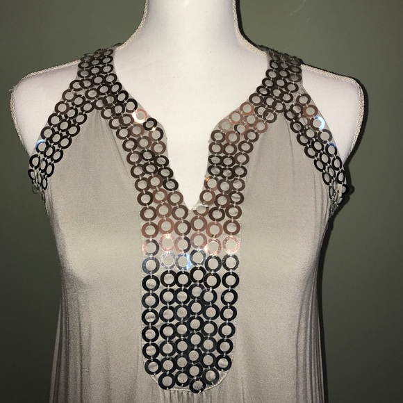 Dress with sequin trim - Picture 3 of 3