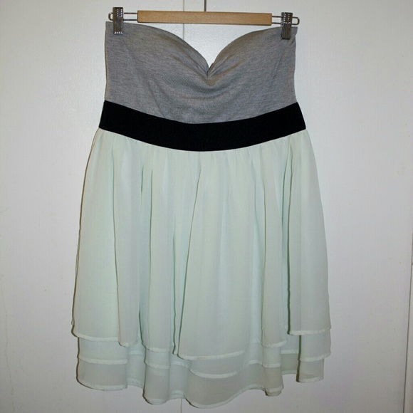 Dress/shirt made of cotton and chiffon