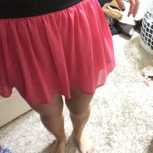 Simple pink skirt