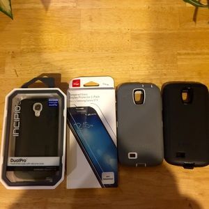 Samsung Galaxy S4 cases and screen protector