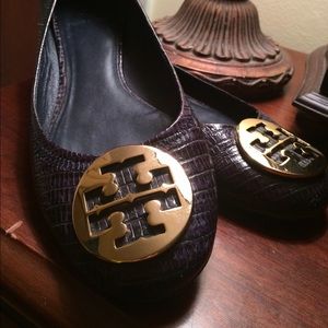 Tory Burch Classic Leather Flat Size 9