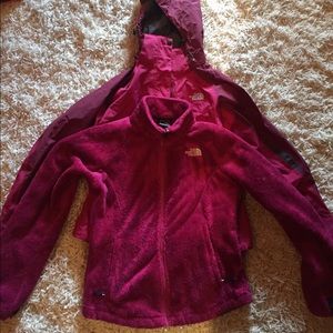 Women's Northface rain jacket w/liner