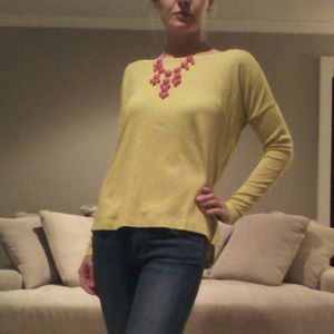 New Cynthia Rowley Dolmain Citrine Sleeve Shirt S