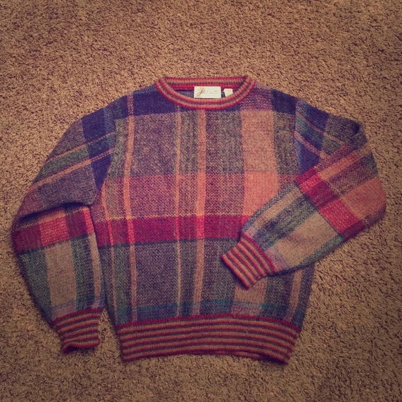 Retro J.A. Higgins New York Multicolored Sweater