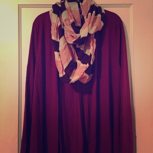 Open cardigan