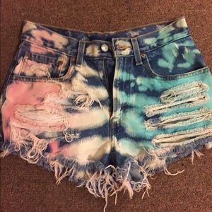 Levi's high waisted shorts!