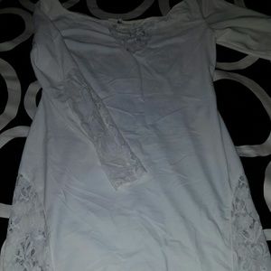 Custom made Off White Midi Dress