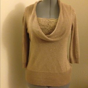 Alfani gold sweater