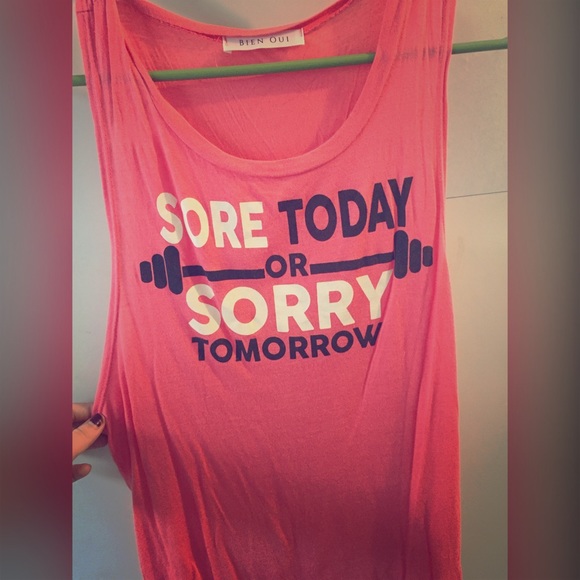 Workout muscle top