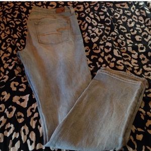American Eagle distressed
