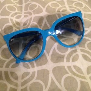 Authentic Ray-Ban blue sunglasses