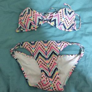 LA Hearts swimsuit set