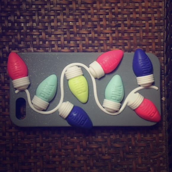 PINK Christmas Lights Phone case