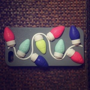 PINK Christmas Lights Phone case