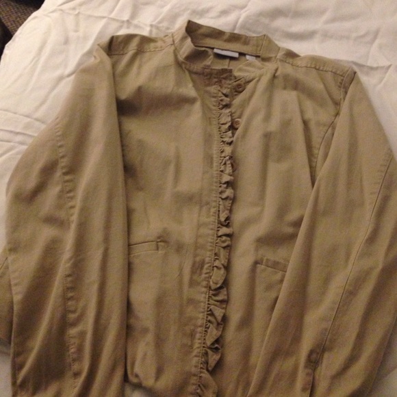 Beige spring jacket