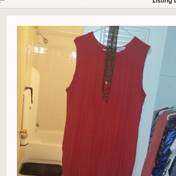 Calvin Klein dark red sleeveless very comfy