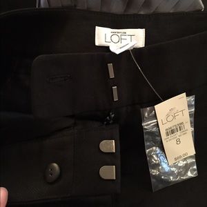 Ann Taylor loft Marisa wide leg pants black