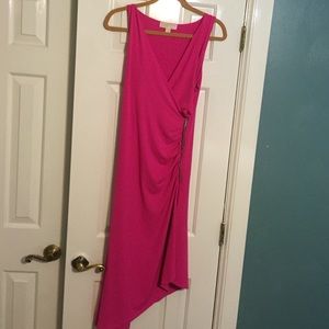 Hot pink stretchy Michael Kors dress brand new