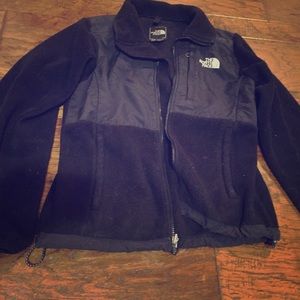 Black fleece North Face  jacket (used) Denali