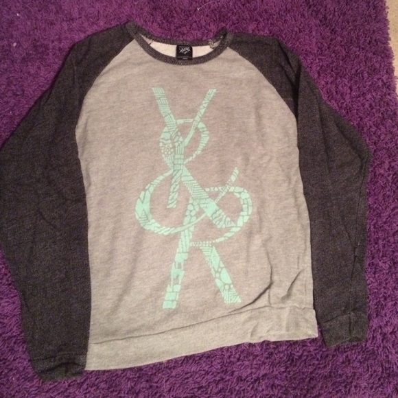 Grey Young & Reckless sweater