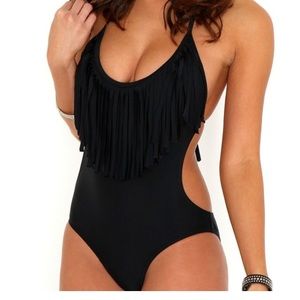Monokini Fringe Bathing Suit