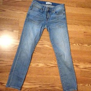 Madewell Light Cropped Jean - size 25