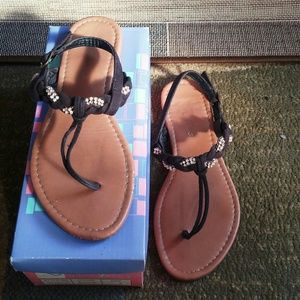Black sandals
