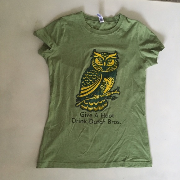 Dutch bros "give a hoot" t shirt