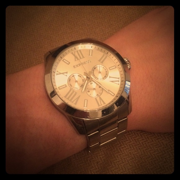 Silver express watch