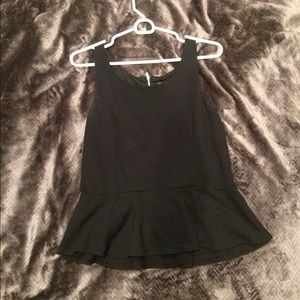 Peplum top- lace back